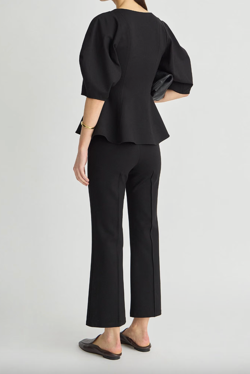 Ponte Rene Pull On Pant in Black
