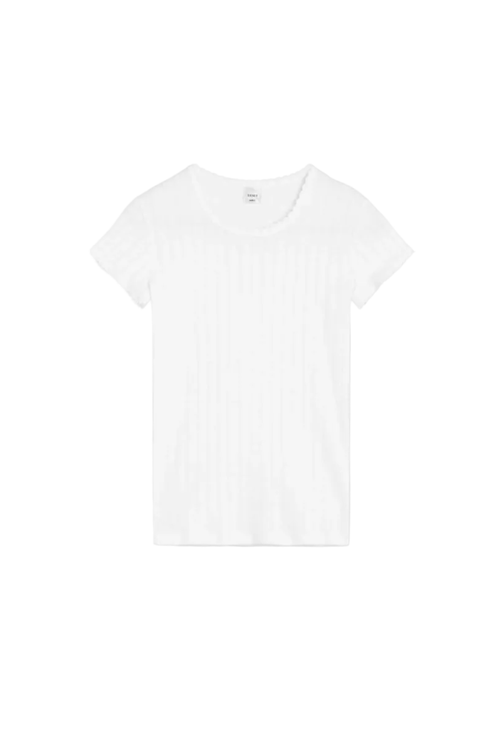 Pointelle Slim Fit Tee