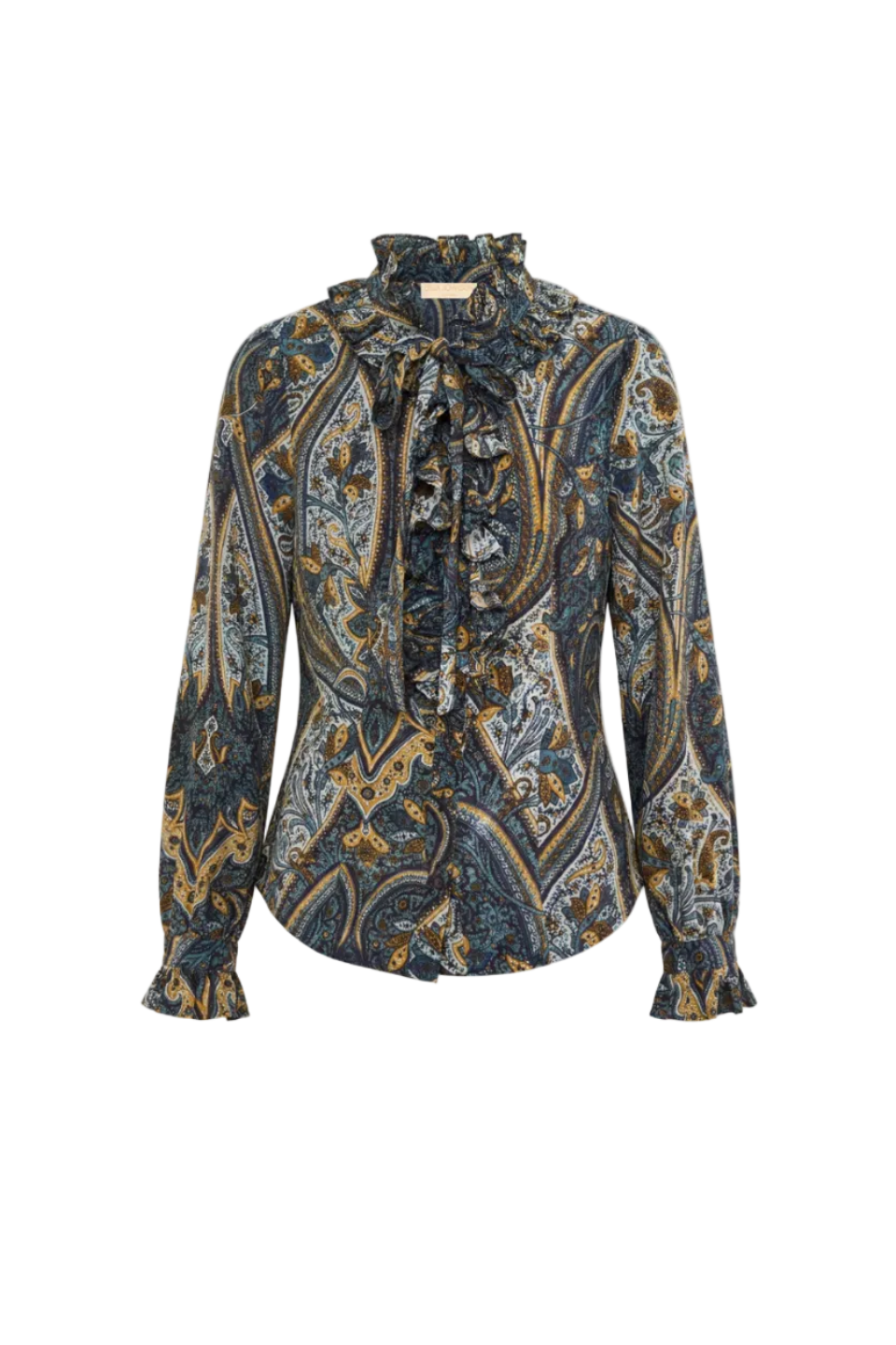 Catroux Long Sleeve Silk Blouse