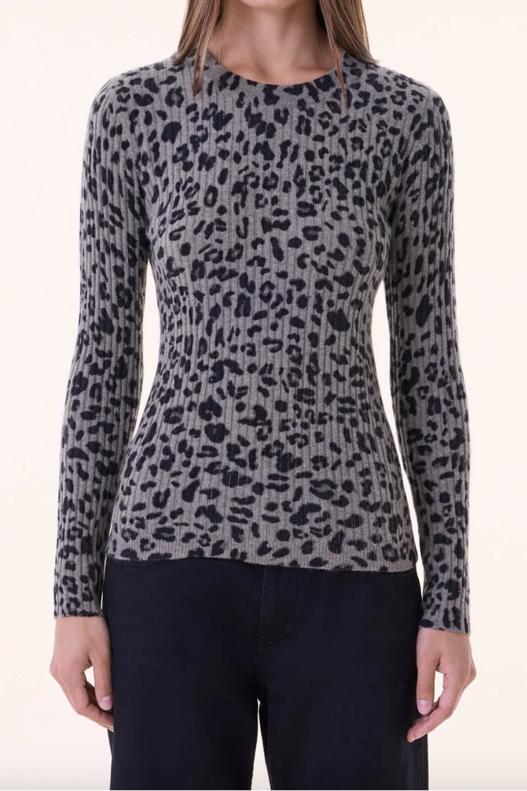 Sweater Bibi Leo in Marl Kaki