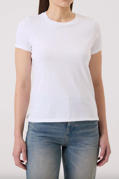 Short Sleeve Organic Boy Tee in White