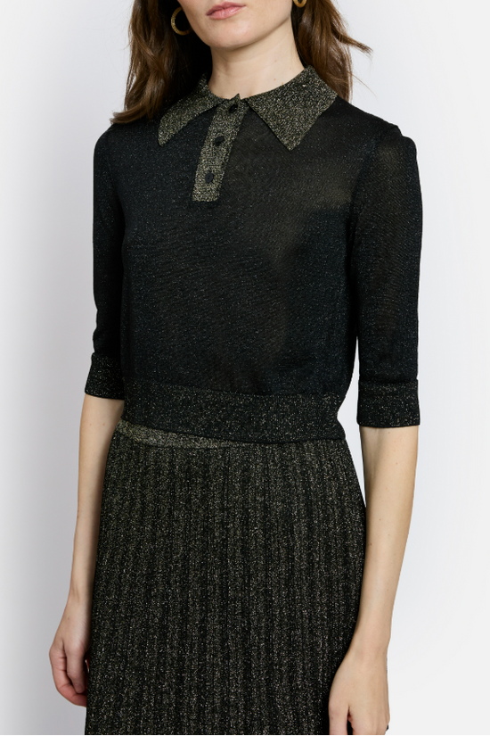 Gala Two-Tone Short Polo Shirt