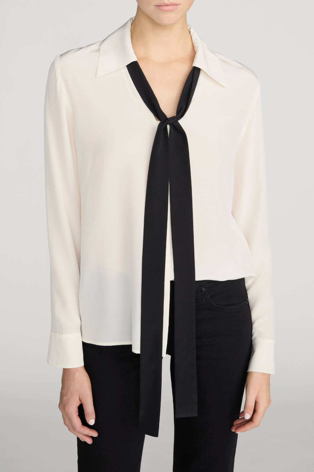 The Contrast Tie Shirt