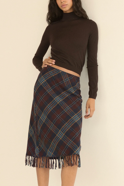 Elowette Knotted Fringe Skirt