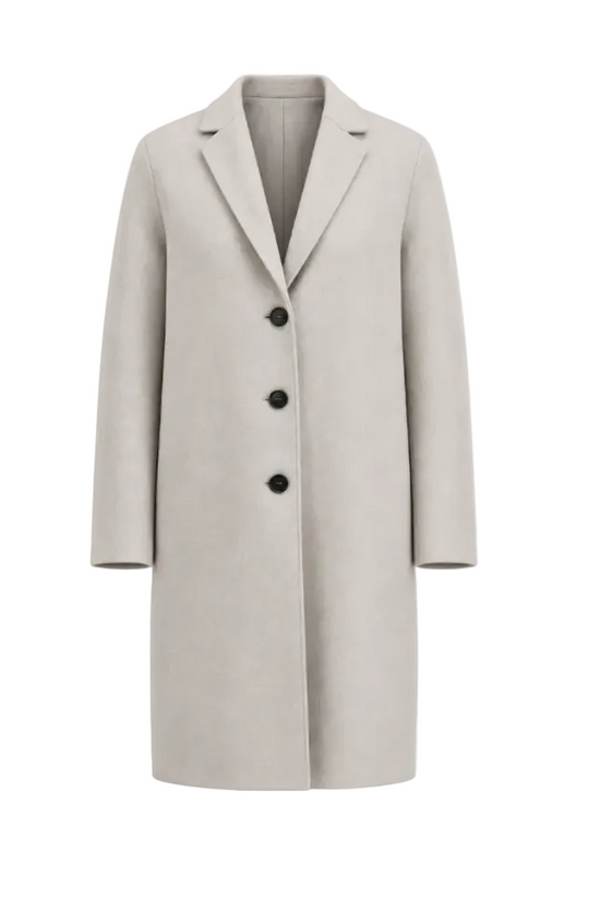 Women Overcoat Pressed Wool