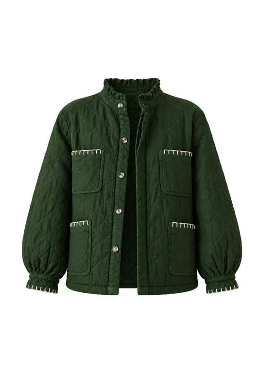Quilted Pablo Jacket in Dark Pine