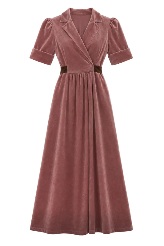 The Greta Velvet Dress