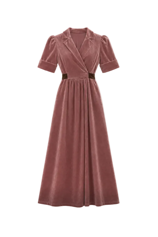 The Greta Velvet Dress