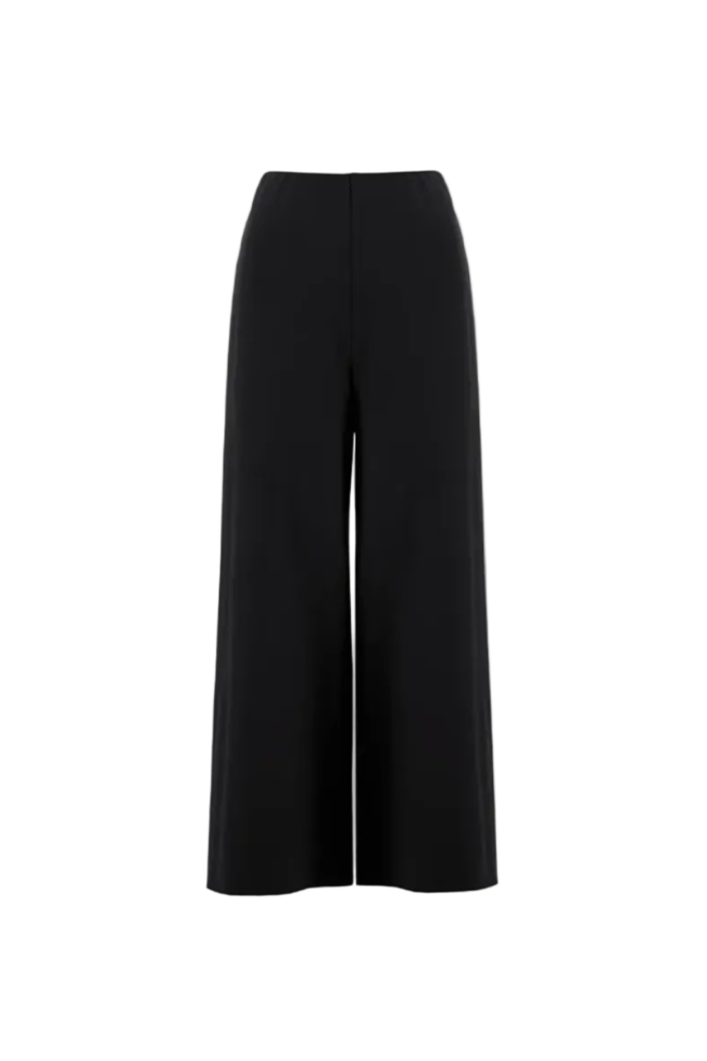 Wide-leg Cropped Trousers in Superfine Merino