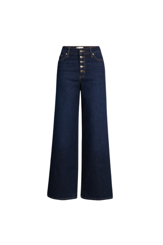 Le Slim Palazzo Exposed Button