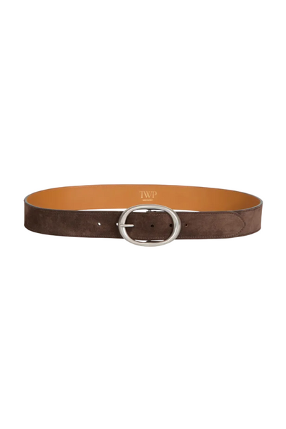 Wide Belt in Suede