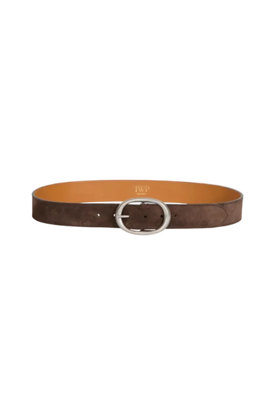 Wide Belt in Suede