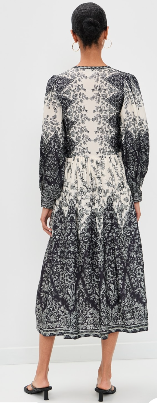 Hedra Print Longsleeve Dress