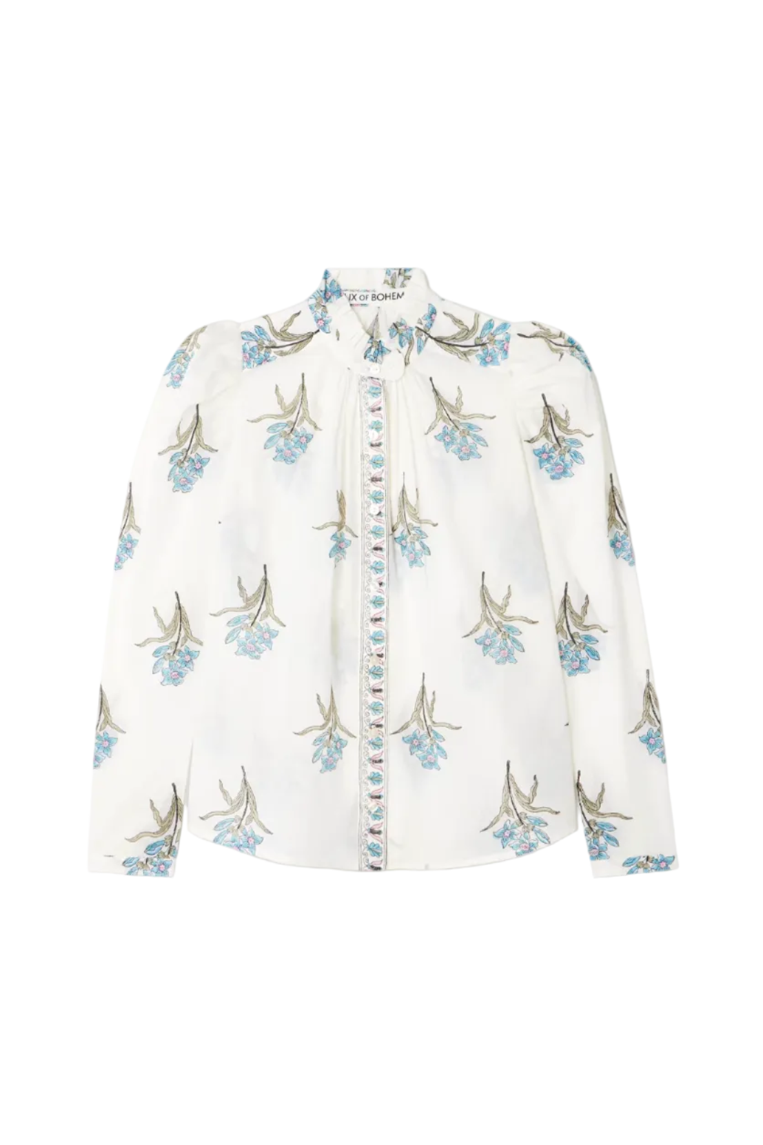 Artemis Sky Mist Flower Shirt