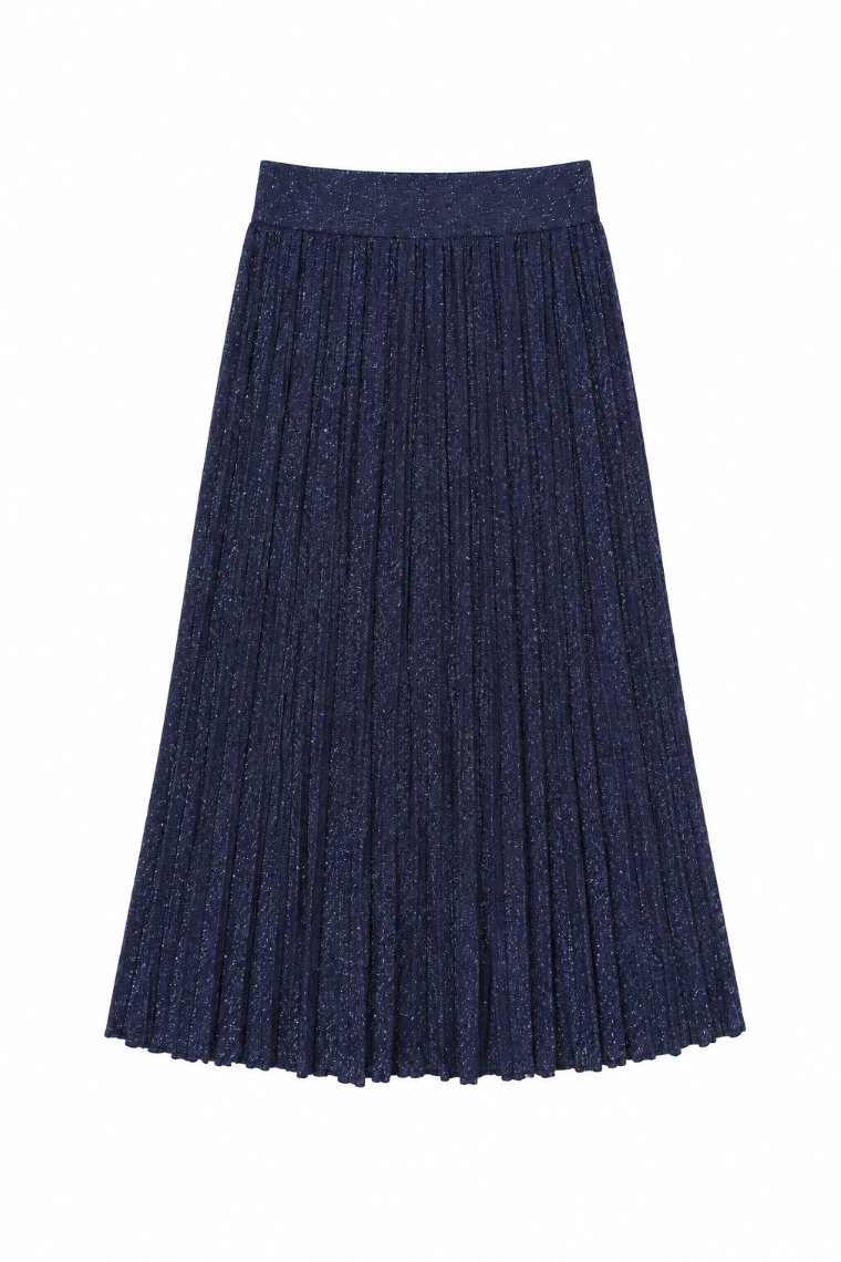 Gala Pleated Skirt in Multinight