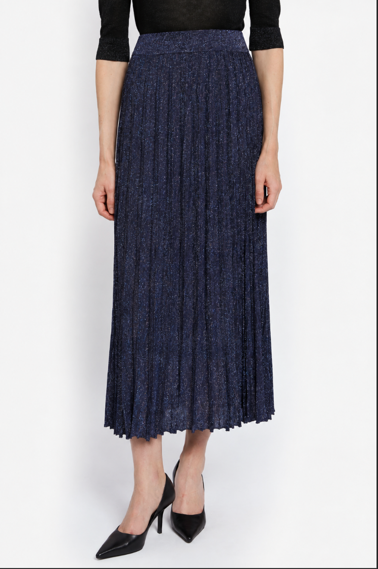 Gala Pleated Skirt in Multinight