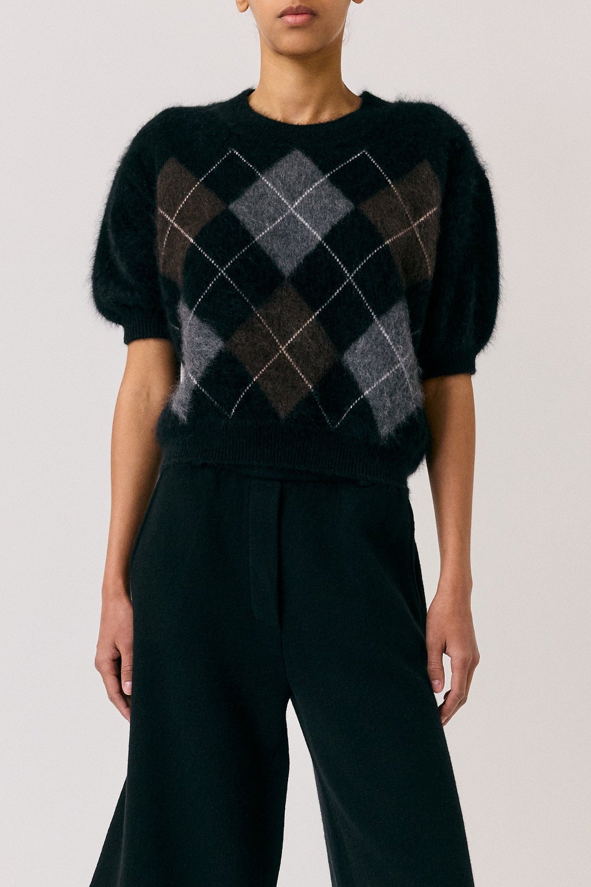 Juniper Argyle Sweater