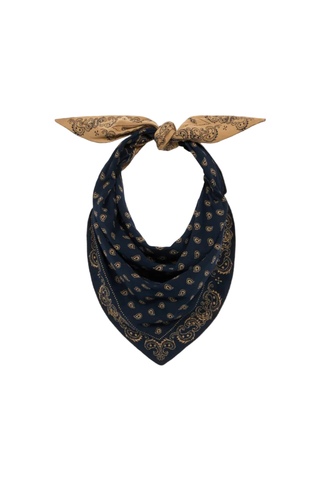 The Wild Rag in Navy/Camel