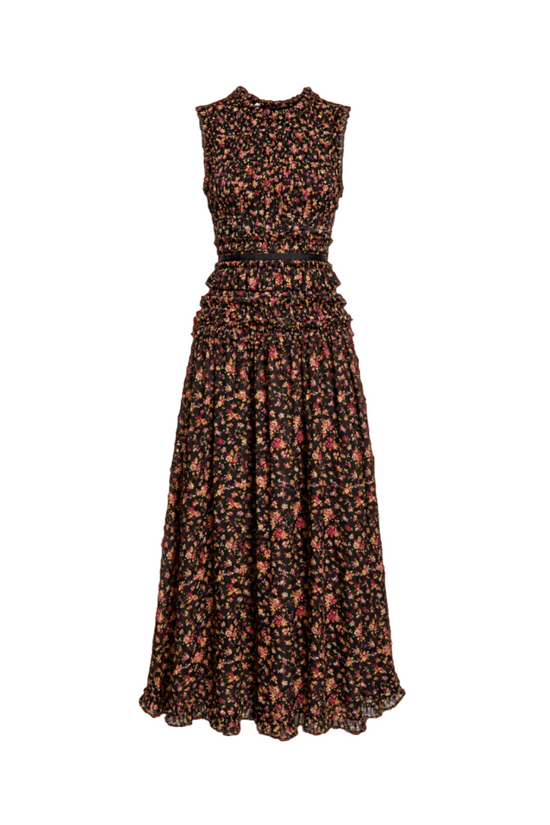 Etta Sleeveless Silk Dress