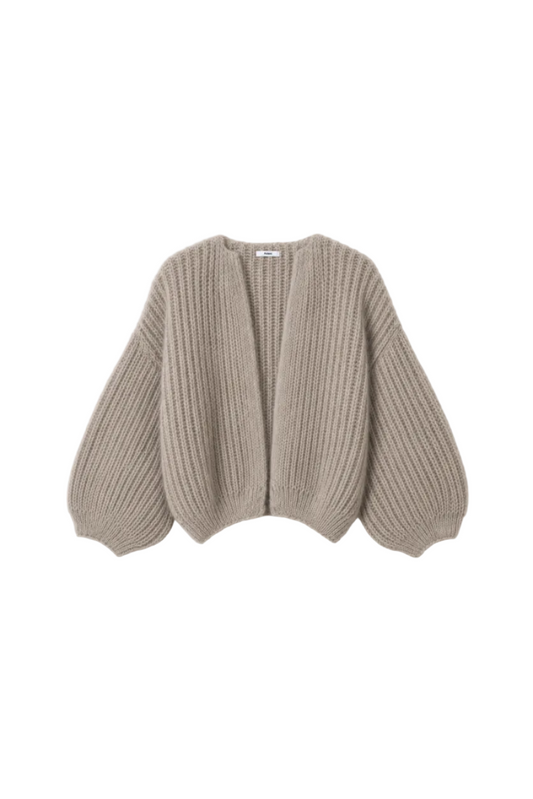 Alpaca Brioche Cardigan