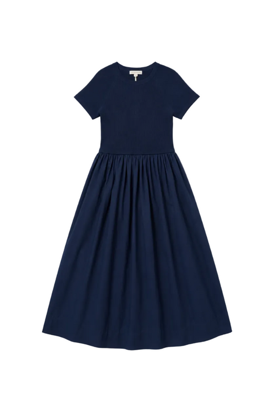 Cosette Dress in Navy