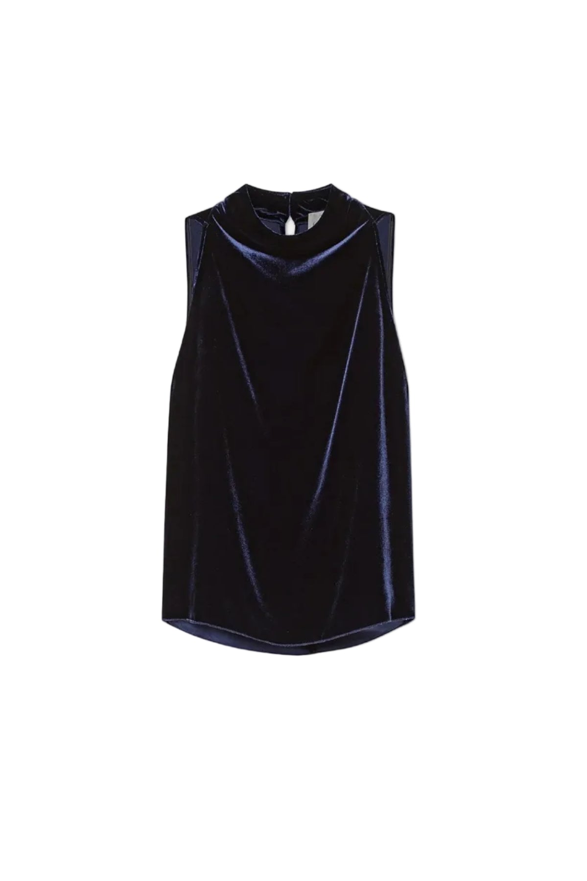 Viscose and Silk Velvet Top