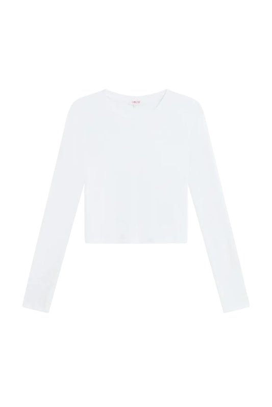 Long Sleeve Cropped Boy Tee