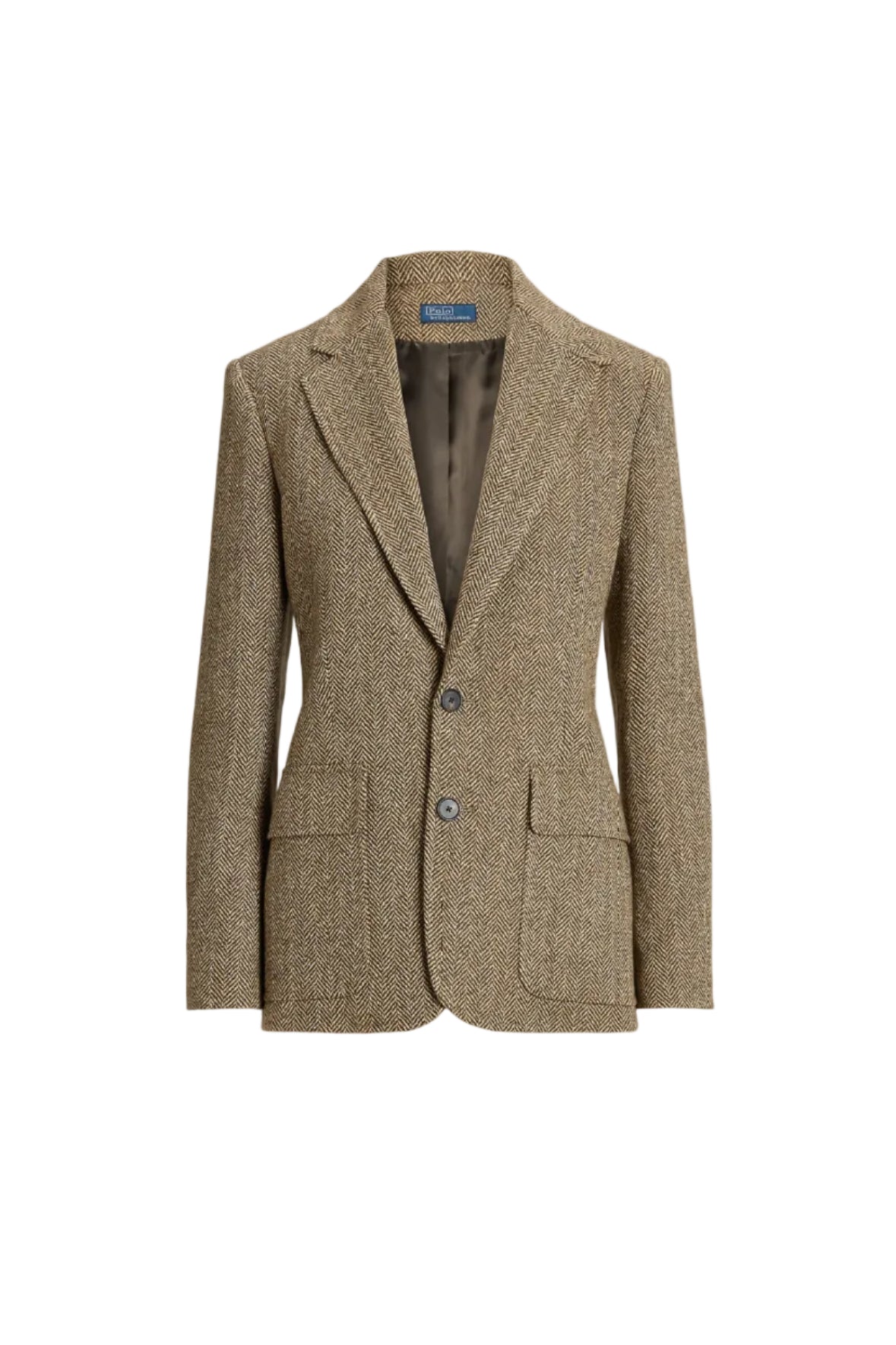 Single-Breasted Herringbone Blazer