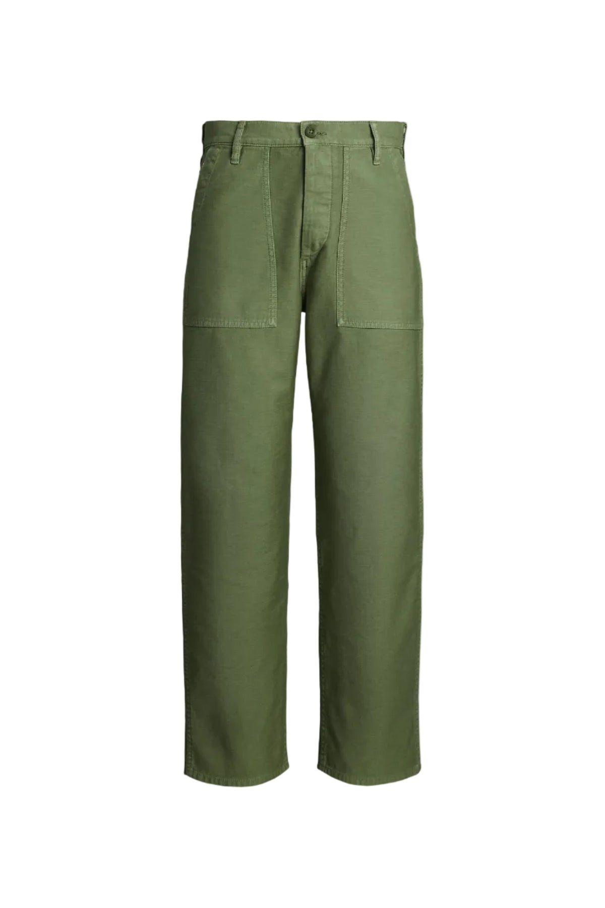 Cotton Sateen Straight Pant