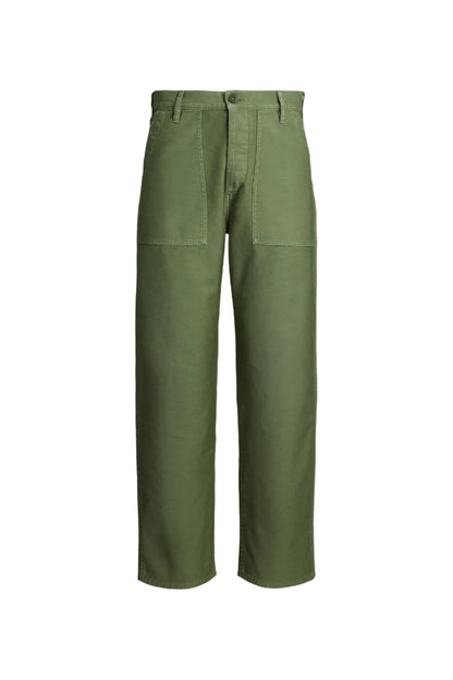 Cotton Sateen Straight Pant