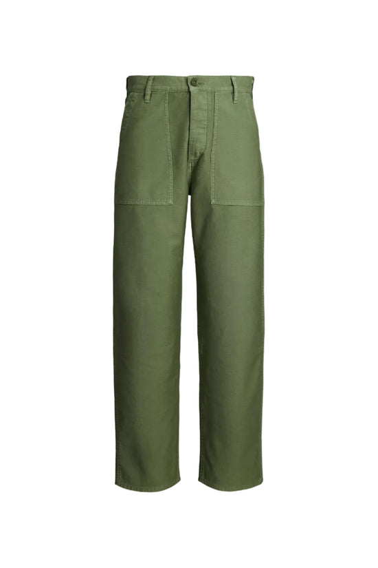 Cotton Sateen Straight Pant